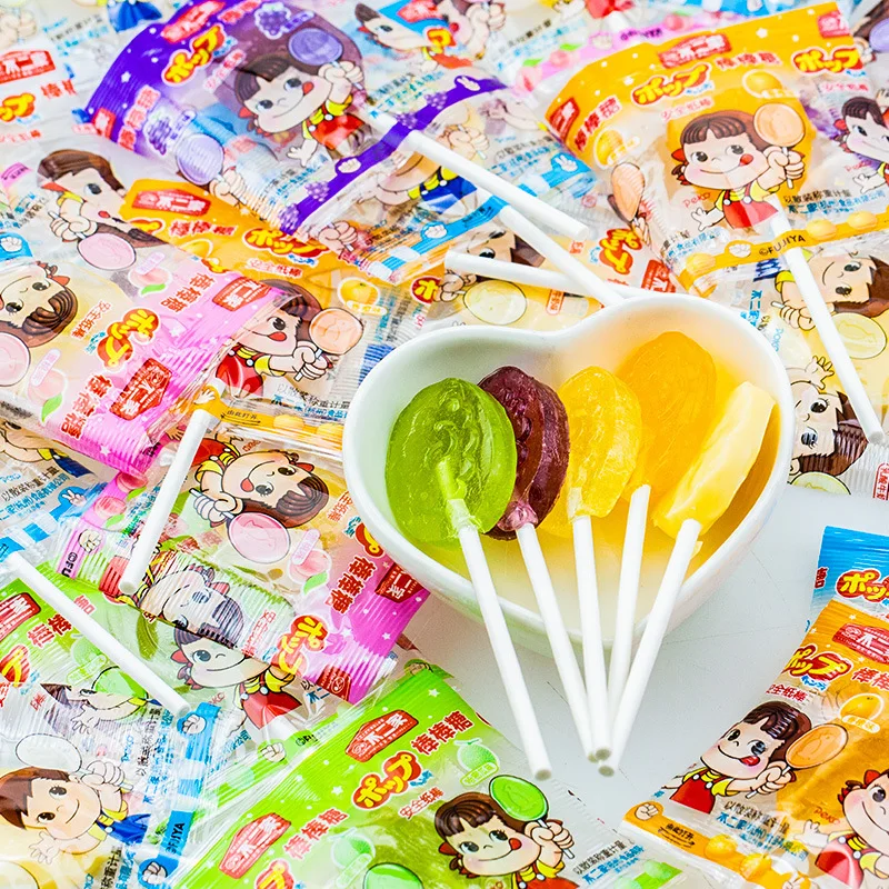 Hot Selling Hard Lollipop Japanese Brand Fruit Flavored Lollipop Exotic Candy 280g