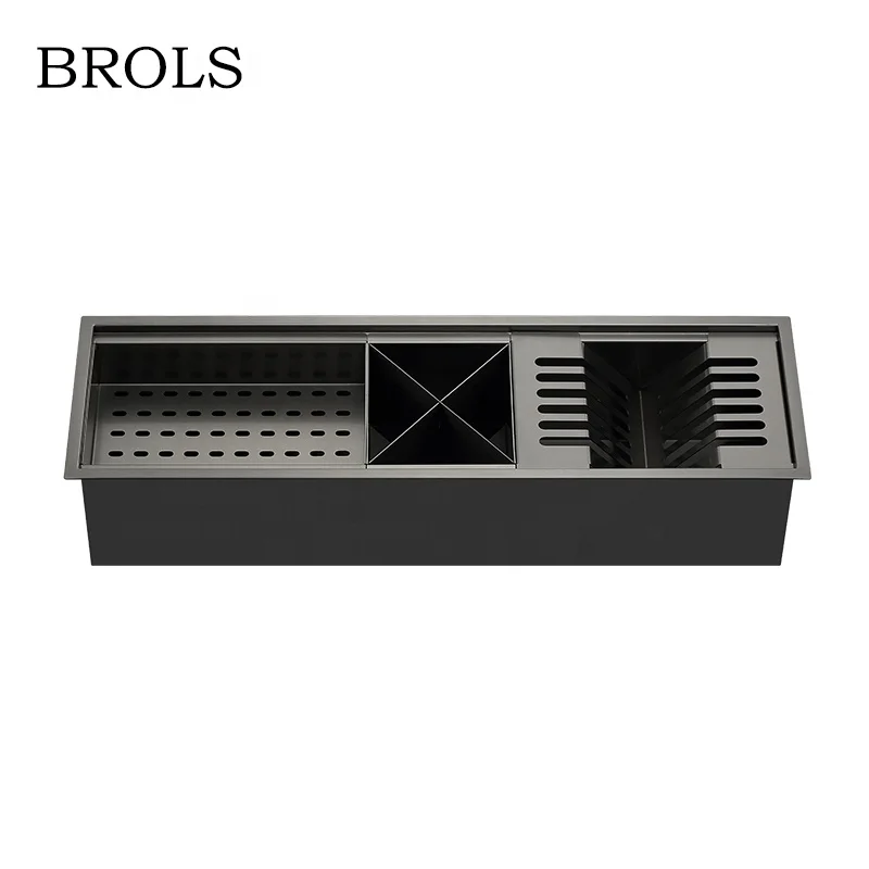 Fregadero De Cocina Factory Brazil Market Stainless Steel 304 Especial Small Single Bowl Kitchen Sinks