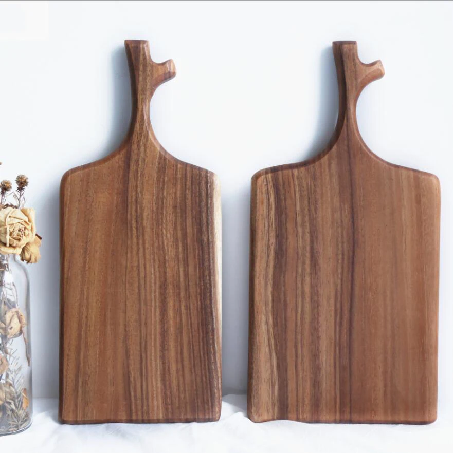 Customize Acacia Wooden Chopping Board Home Kitchen Wooden Cutting Board With Handle