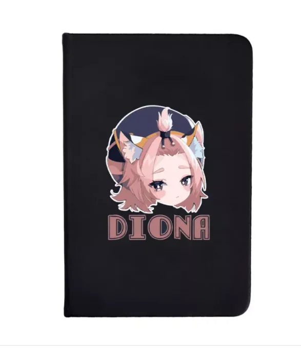 Game Genshin Impact Anime Peripl Notebooks Simple And Fashionable Office Black Matte Book Anime Cosplay Handbook