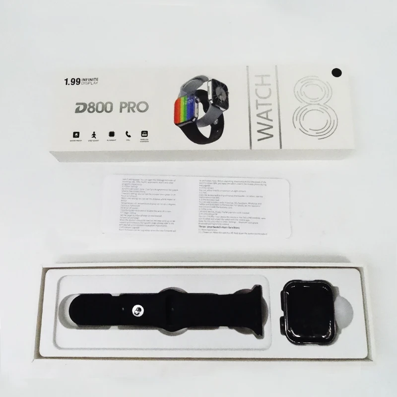 D800 Pro Hot selling playstore online smart watch Brand new with low price