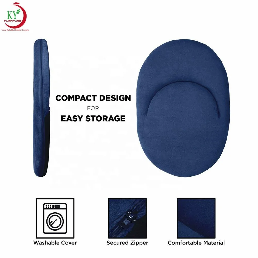 JKY Furniture Best Rated Multipurpose Adjustable Floor Folding Sofa Chair Cushioned Recliner Ergonomic Lounge Chair For Ground
