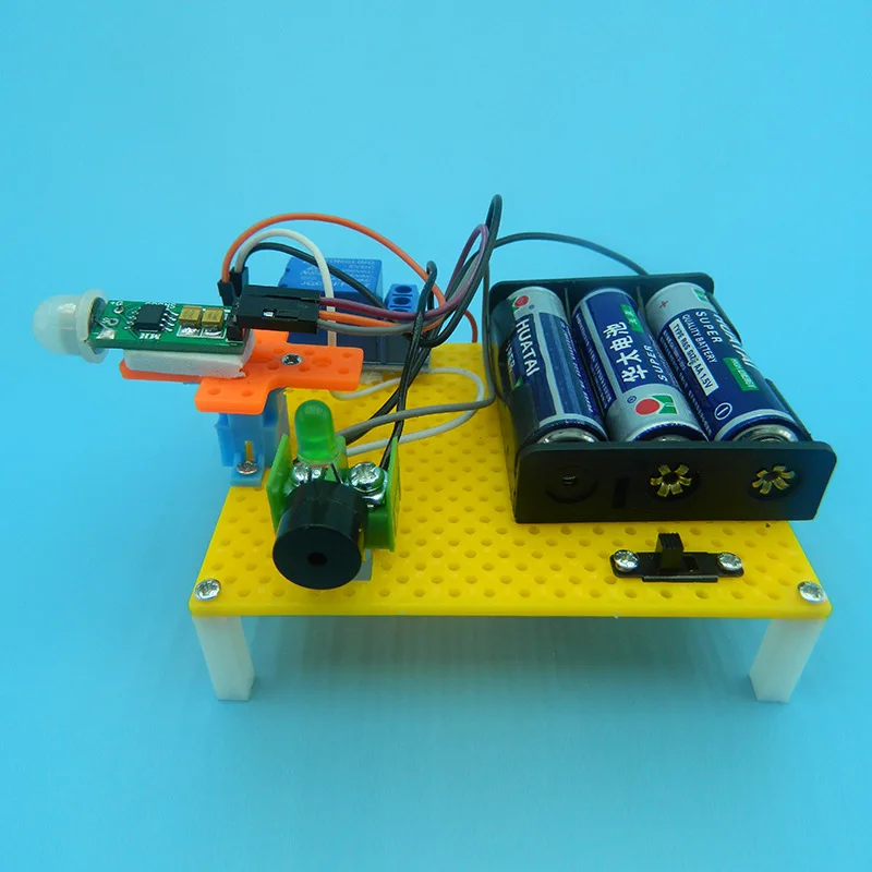 NEW Student Experiment Materials Anti-theft Alarms Stem Robot Kit For Kids Body Sensor Module DIY Stem Kits HC-SR505 Science Eng