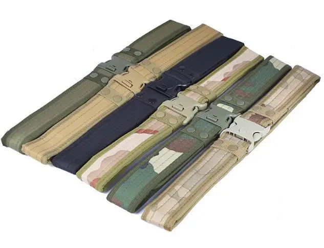 Outdoor Custom Quick Release Buckle Security Adjustable Customized Oxford waterproof tactical belt