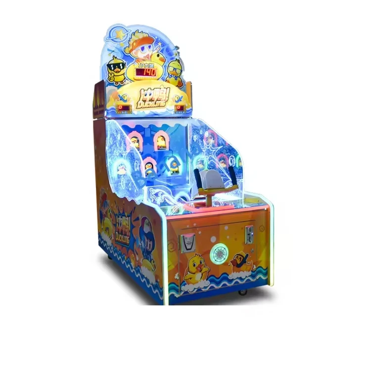 Arcade game Interactive little duck children water shooting redemption game machine coin operated Jet Water Game