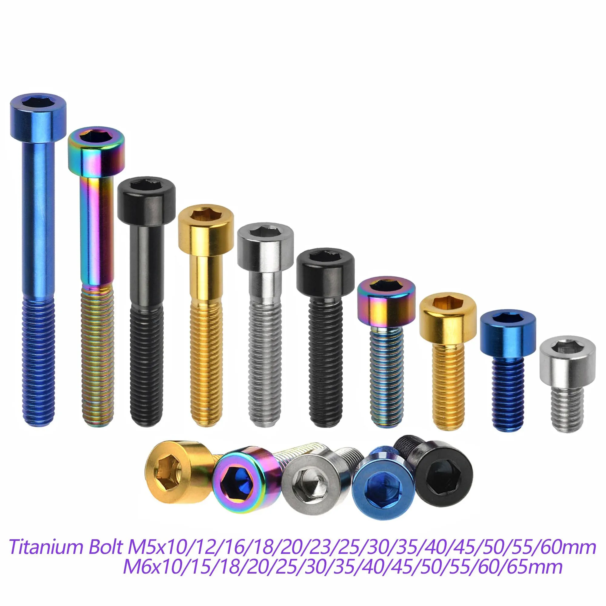 Gr5 Car M14x1.5 M5 M6 M8 M10 Stud Bolt Wheel Titanium for Motorcycle Fastener