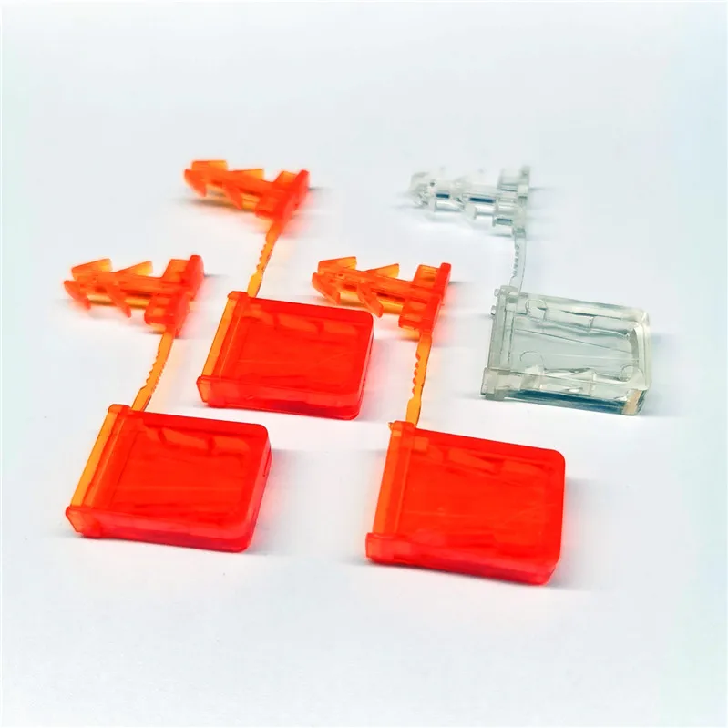 Free sample factory directly 50cm orange plastic wire seal padlock