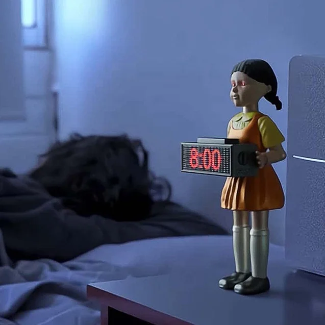 Настольные часы-будильник 123 деревянные часы для девочек Многофункциональный Будильник Креативные Часы на Рождество Хэллоуин