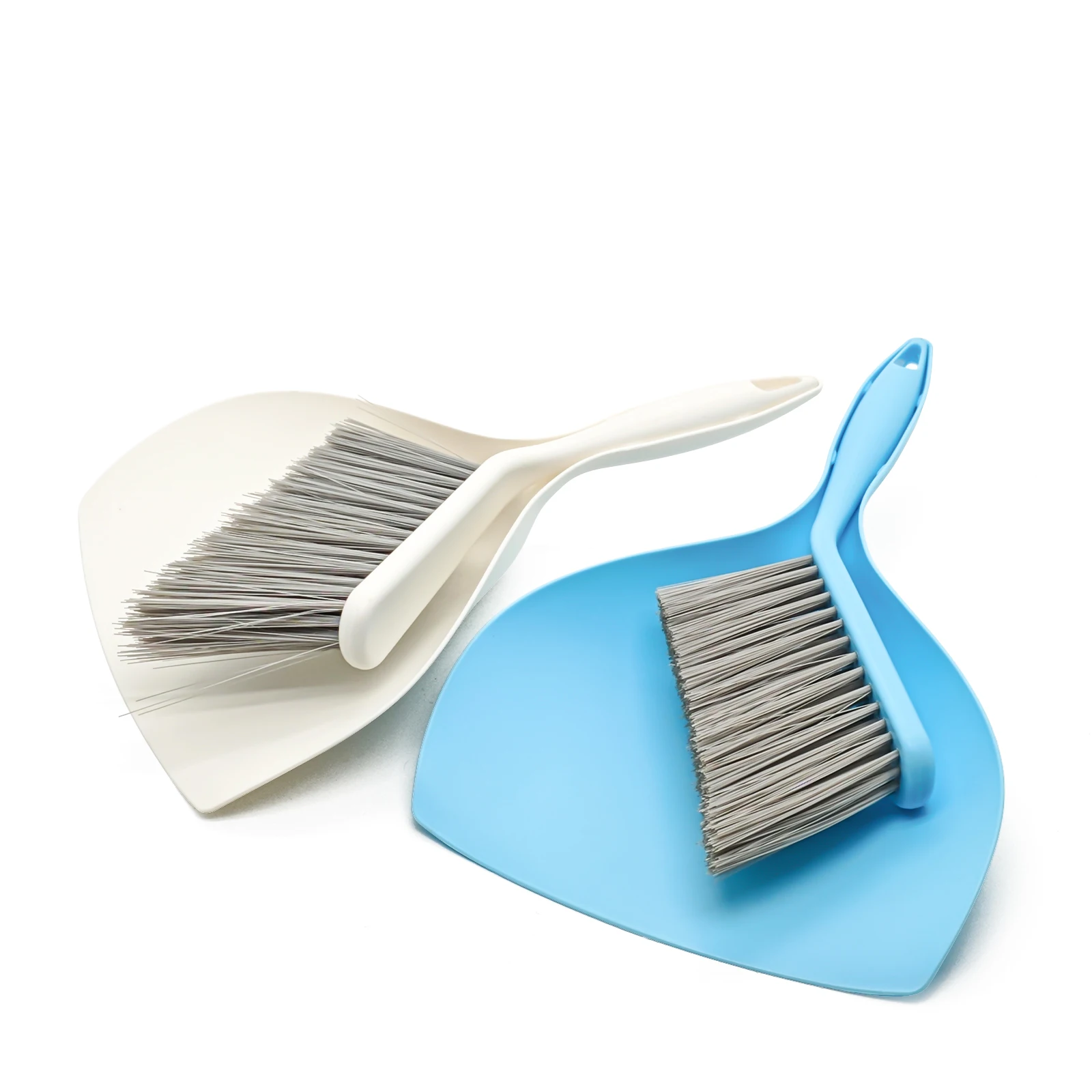 Mini Brush and Dustpan Set, Pack of 2 ,White Blue