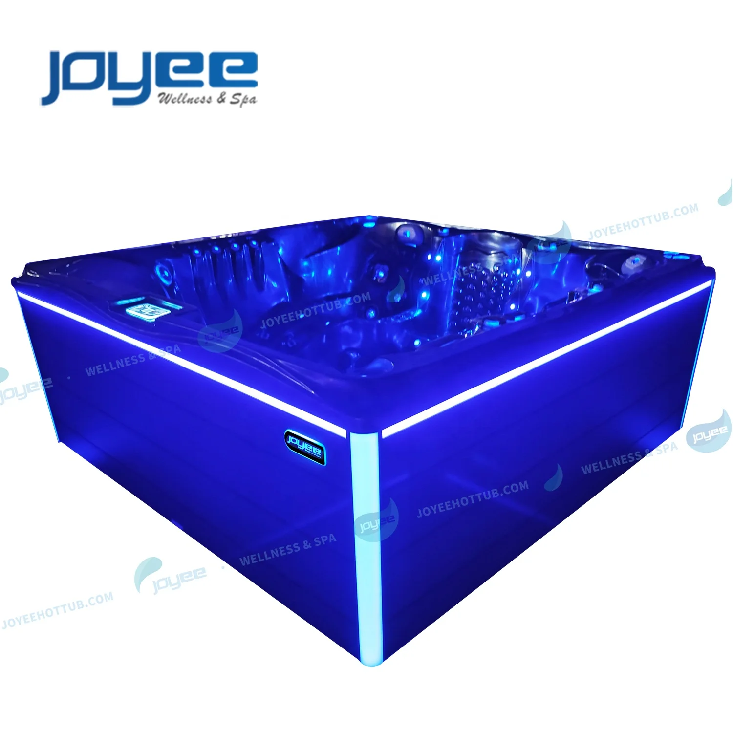JOYEE Top 3 High Quality Outdoor Indoor Spa Tub Deluxe Five Persons Soaking Massage Body Spa Hot Tub