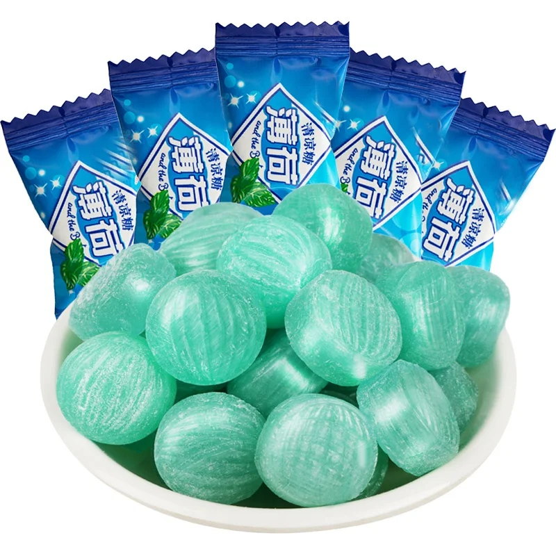 halal bulk packing super Mint flavor round shaped hard candy sweets