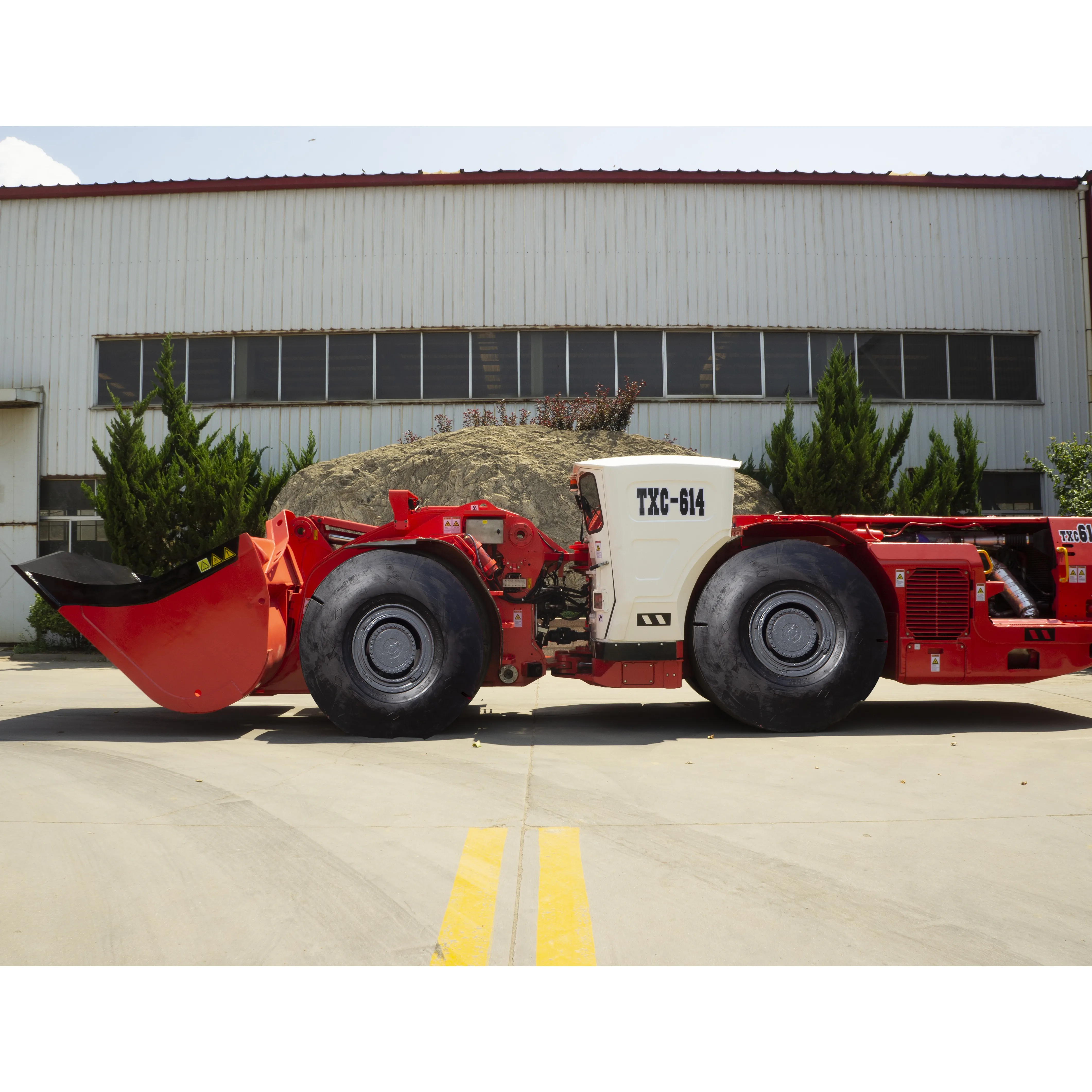 Tuoxing TC-614 Pedal Scooptram 14 Tons Underground Mini Vagon Minero Product Mining Loader Pneumatic Shovels