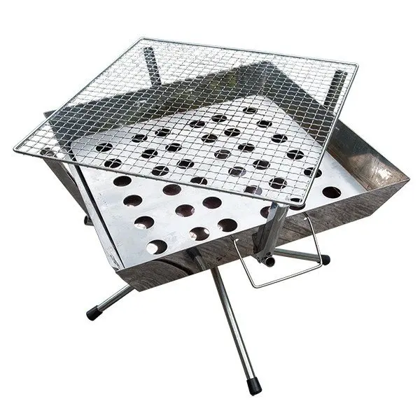 
China hot sale 445 x 445 x350 useful grill outdoor charcoal barbeque with exclusive storage bag 