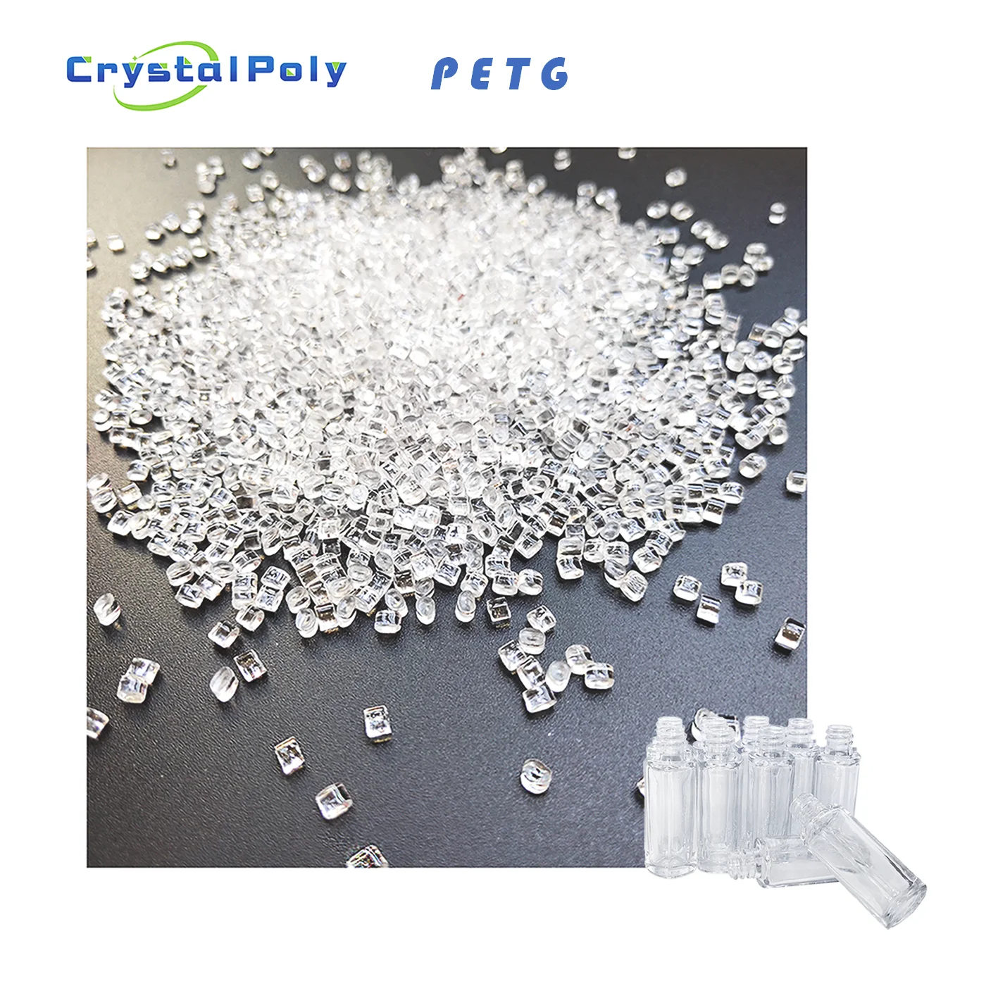 
Best Price! High quality 100 % virgin PETG plastic pellets for 4oz jar 
