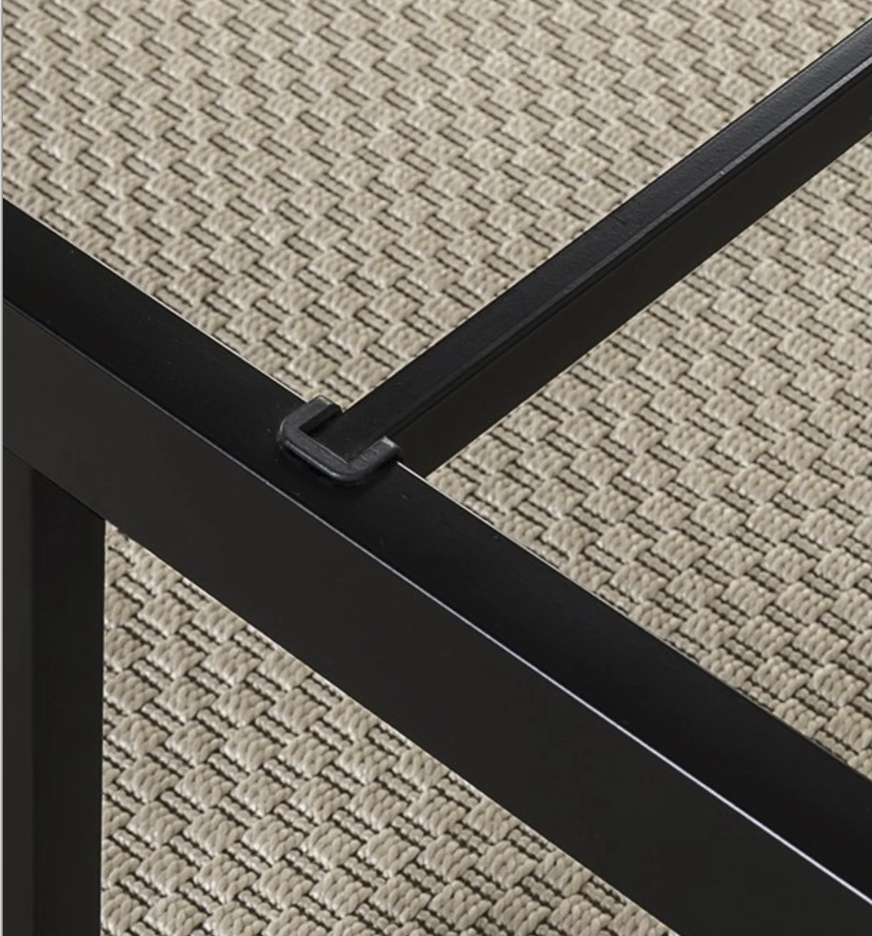 Modern Design Metal Bed Frame KD-2140 Matt Black Adjustable for Full Queen King Sizes for Dormitories Schools Hotels