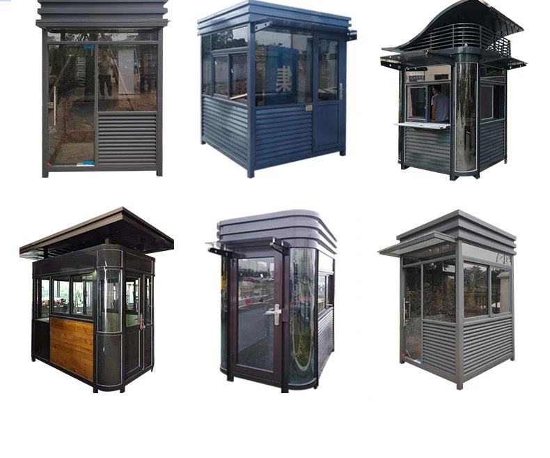 Tiny Prefab House Small Security Guard Room Low Price Mobile Kiosk Outdoor Ticket Booth