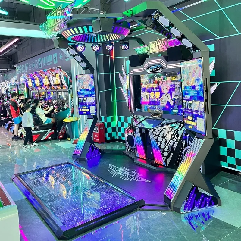 Coin-operated 3D somatosensory dance simulator game machine arcade dance game machine