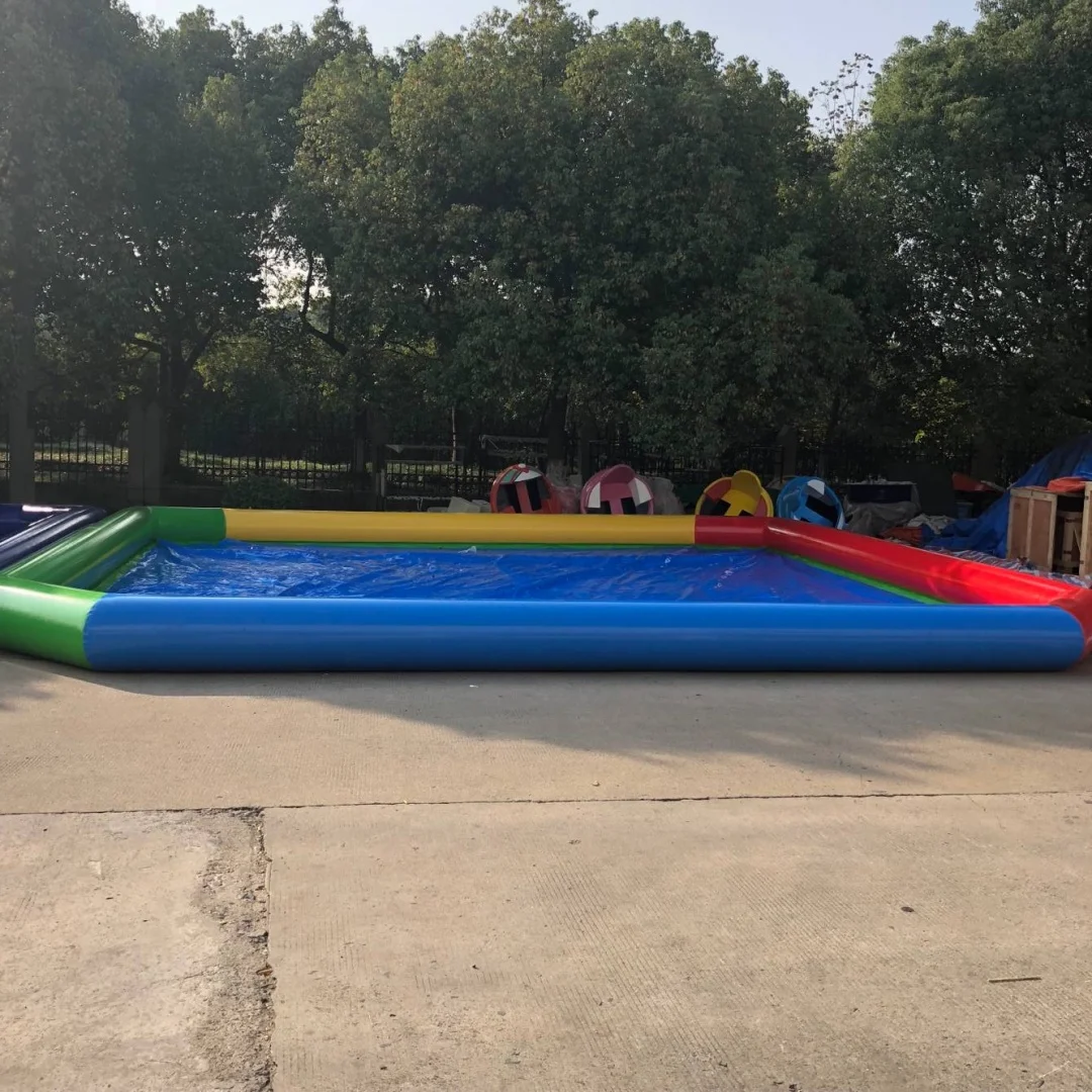Adult commercial inflatable water slide pool PVC material swimming pool with wholesale price