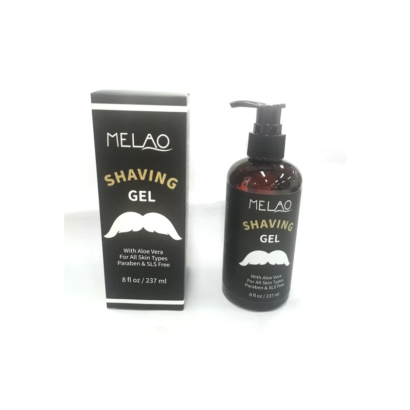 High Quality Soothe Refresh Shaving Gel Private Label Beard Shaving Gel Cleanser for Men Plastic Tube Scent Travel Shaving Cream