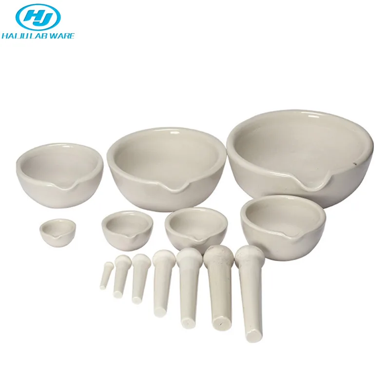 HAIJU LAB Thickened Ceramic/Porcelain Mortar and Pestle Powder Bowl for Pigment Mortar Pounded Grinding Bowl
