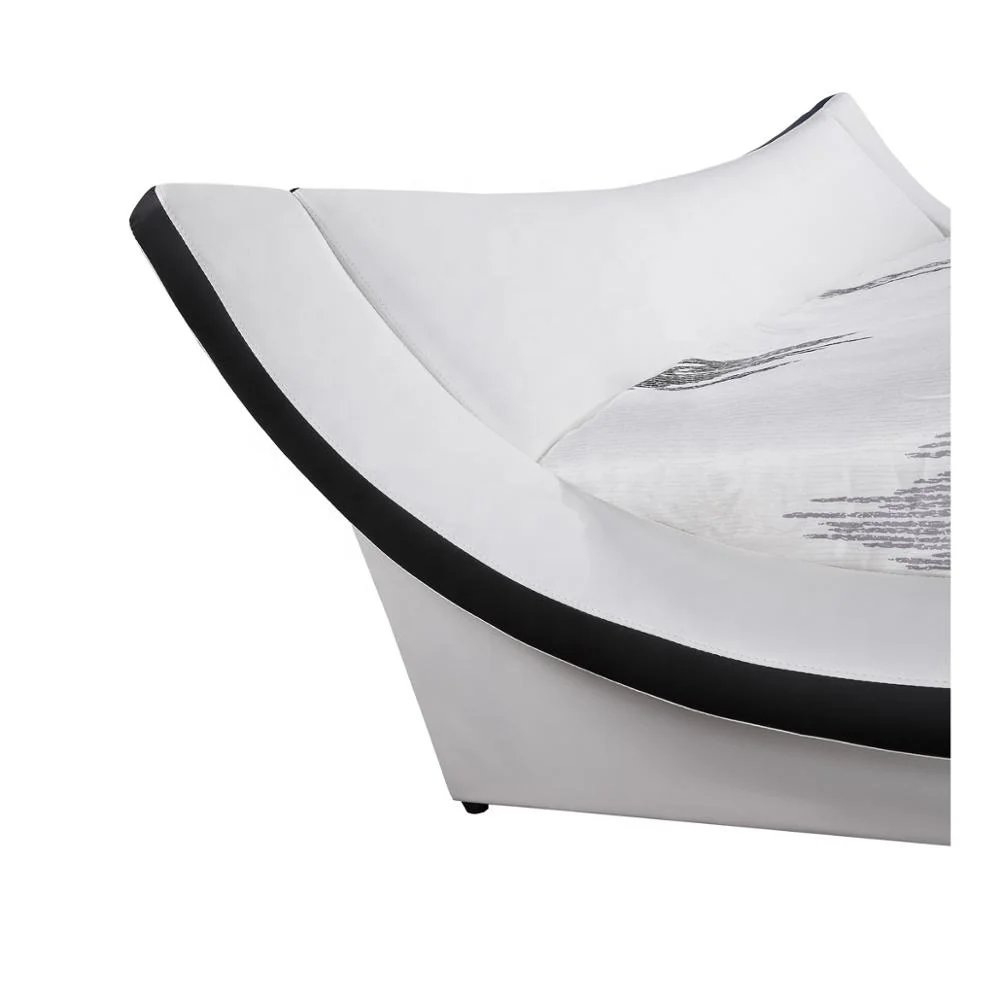 Modern King-Size Bedroom Furniture  Up-Holstered Soft Bed for Comfortable Sleep