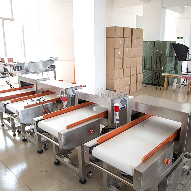 Food Production Line Metal Detector For Food needle detector conveyor metal detector