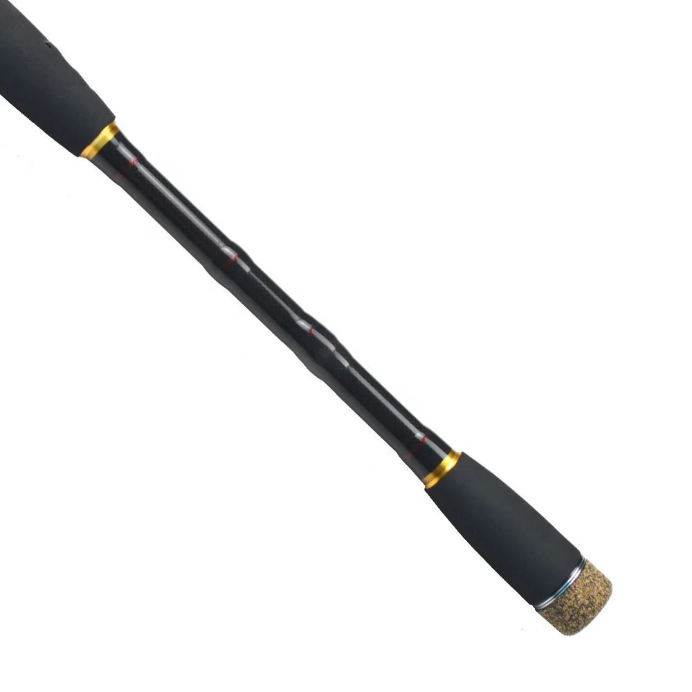 FJORD Wholesale 1.8m2.1m2.4m2.7m3m Telescopic Carbon Fishing Spinning Rod with 4 Sections