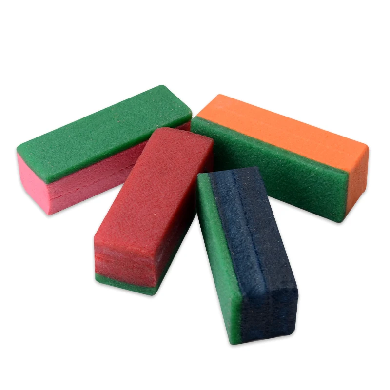 Colors sandwich style skateboard sandpaper rubber eraser for griptape