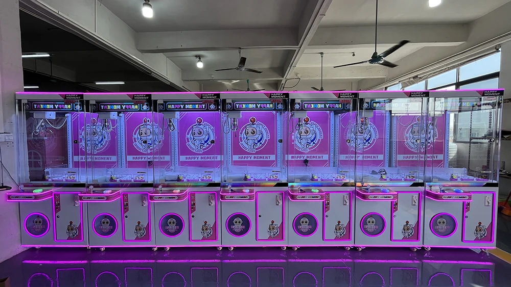 Wholesale Custom Operated Toy Vending Arcade Claw Crane Coin Machine Cheap Bill Operation Doll Claw Machine With Bill Acceptor