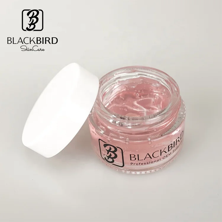 Private Label OEM Natural Grapefruit Moisturizing Face Mask Herbal Extract Hydrating Collagen Anti Aging Facial Hydro Jelly Mask