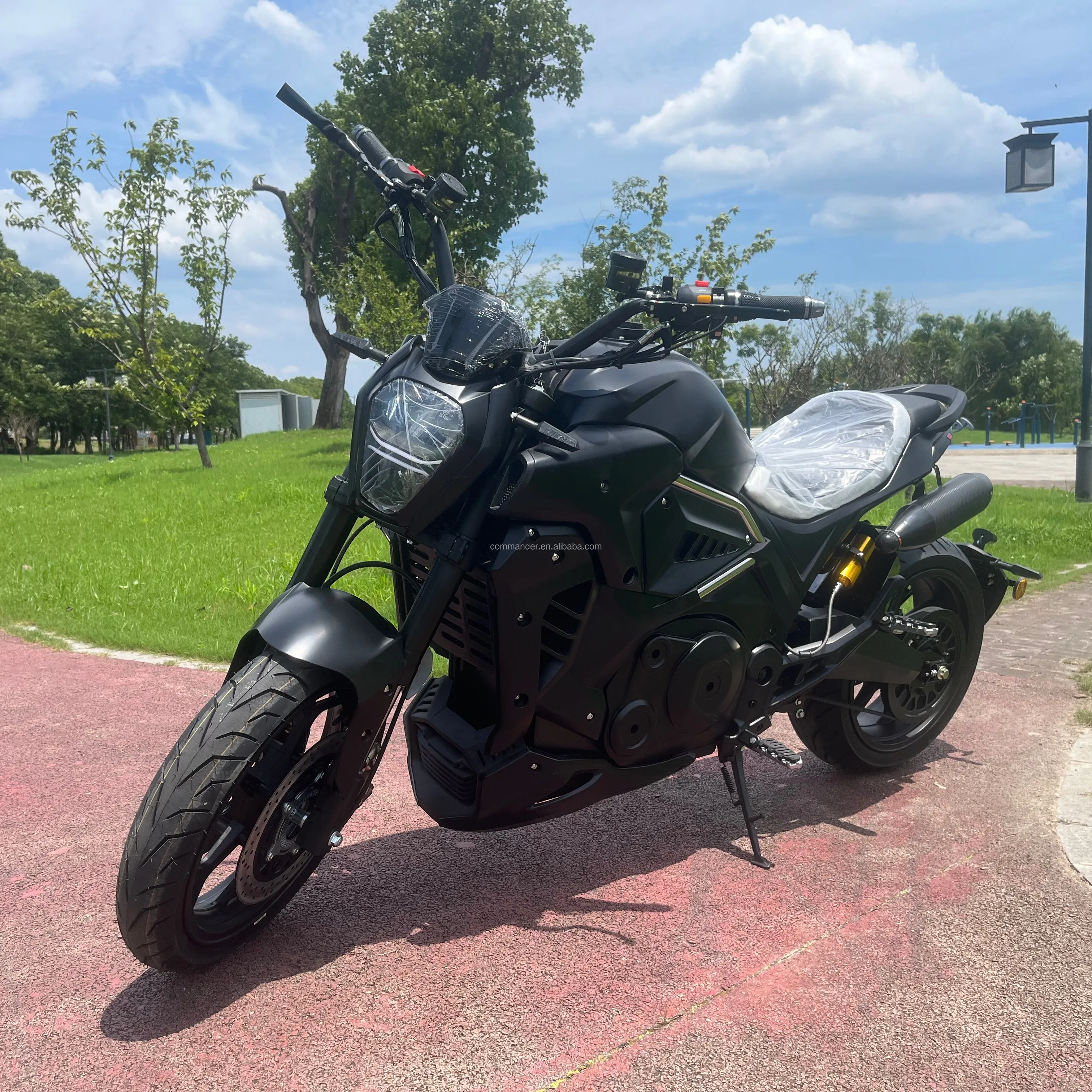 China Manufacture 8000W Mid Belt Motor Electric Motorcycle Top Speed 150km/h