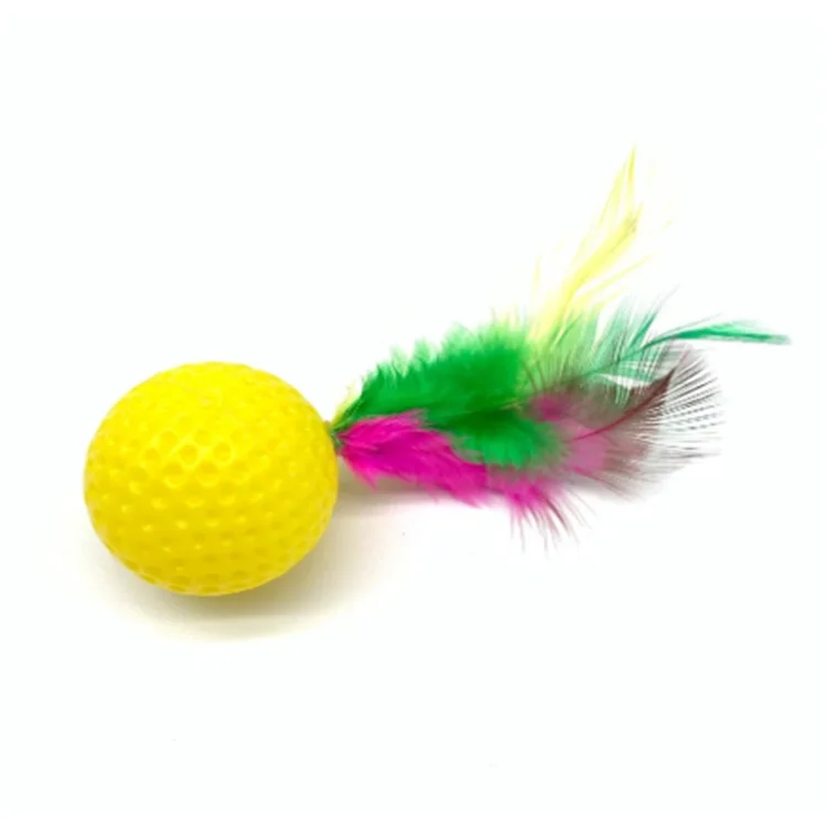 
Pet Product cat sounding toys color golf badminton Interactive Kitten pet cat toys 