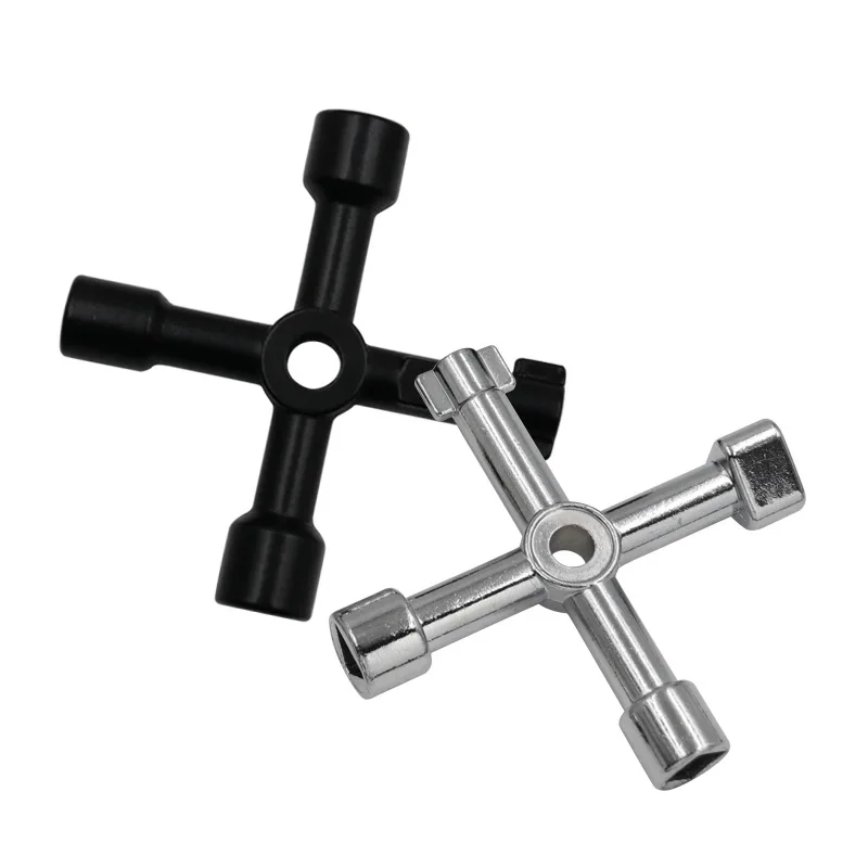 High Quality Multifunction Cross Wrench 4-Way Universal Internal Triangle Key Hex Keys for Repair Tools Hand Tools