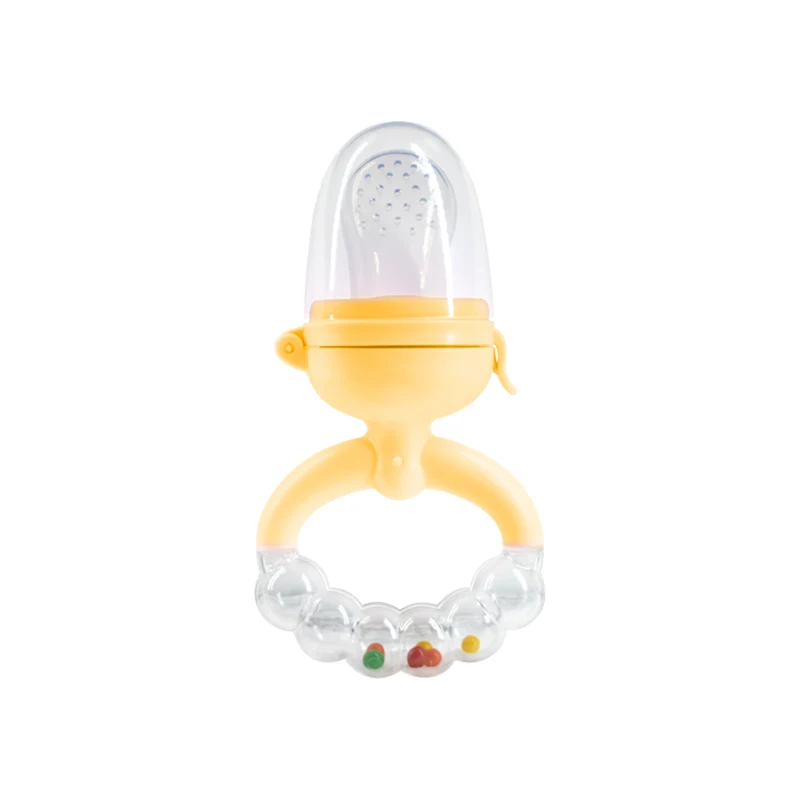 Legenday New Design Baby nipple Supplies & Products Bell Baby Feeding Set rattle Silicone Baby Feeder Fruit Food pacifier