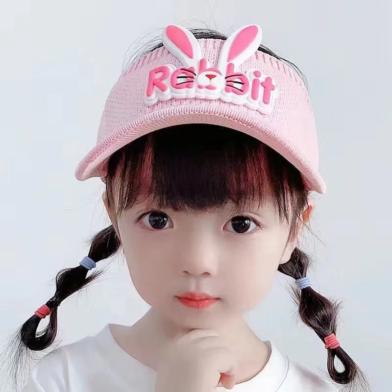 Hot sale kid boys girl cartoon cute summer Sun Visor Hats children Outdoor casual Sun Protect hat Wholesale