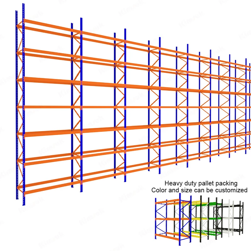 Customized Size Steel Racking Selective Pallet Rack System Prices Rack System Steel Warehouse Storage Racking And Shelving