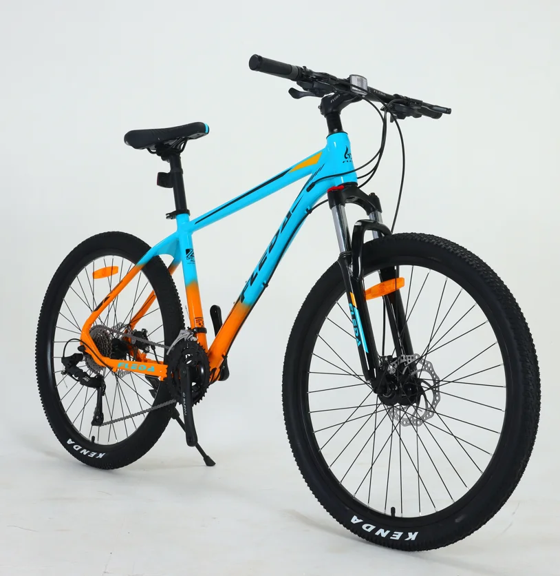 Wholesale custom logo aluminum frame 26-inch 27-speed bike kenda tires aluminum crank and sprocket 9 flywheel mountain bikes