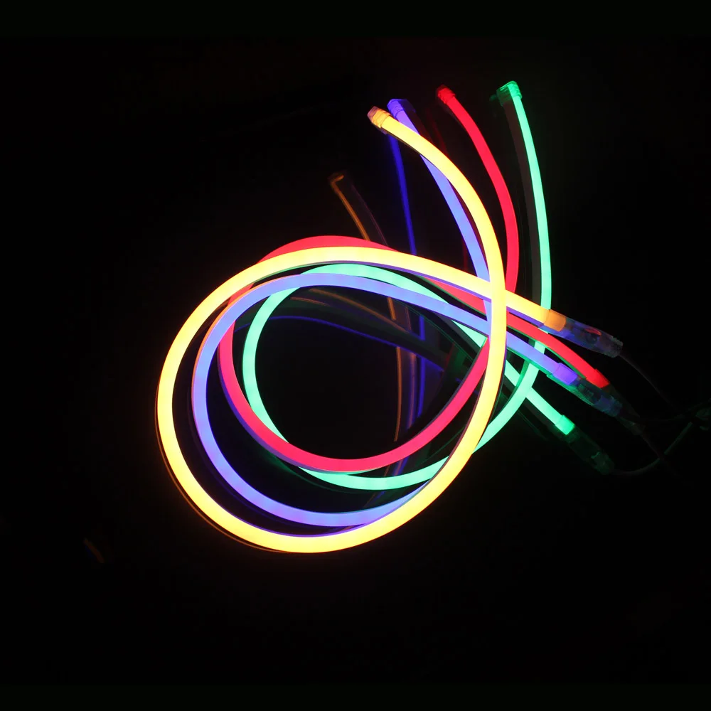 Ultra Thin LED Neon Flex Rope Light 12V 24V Mini Flexible Neon LED Strip Light 16*8mm