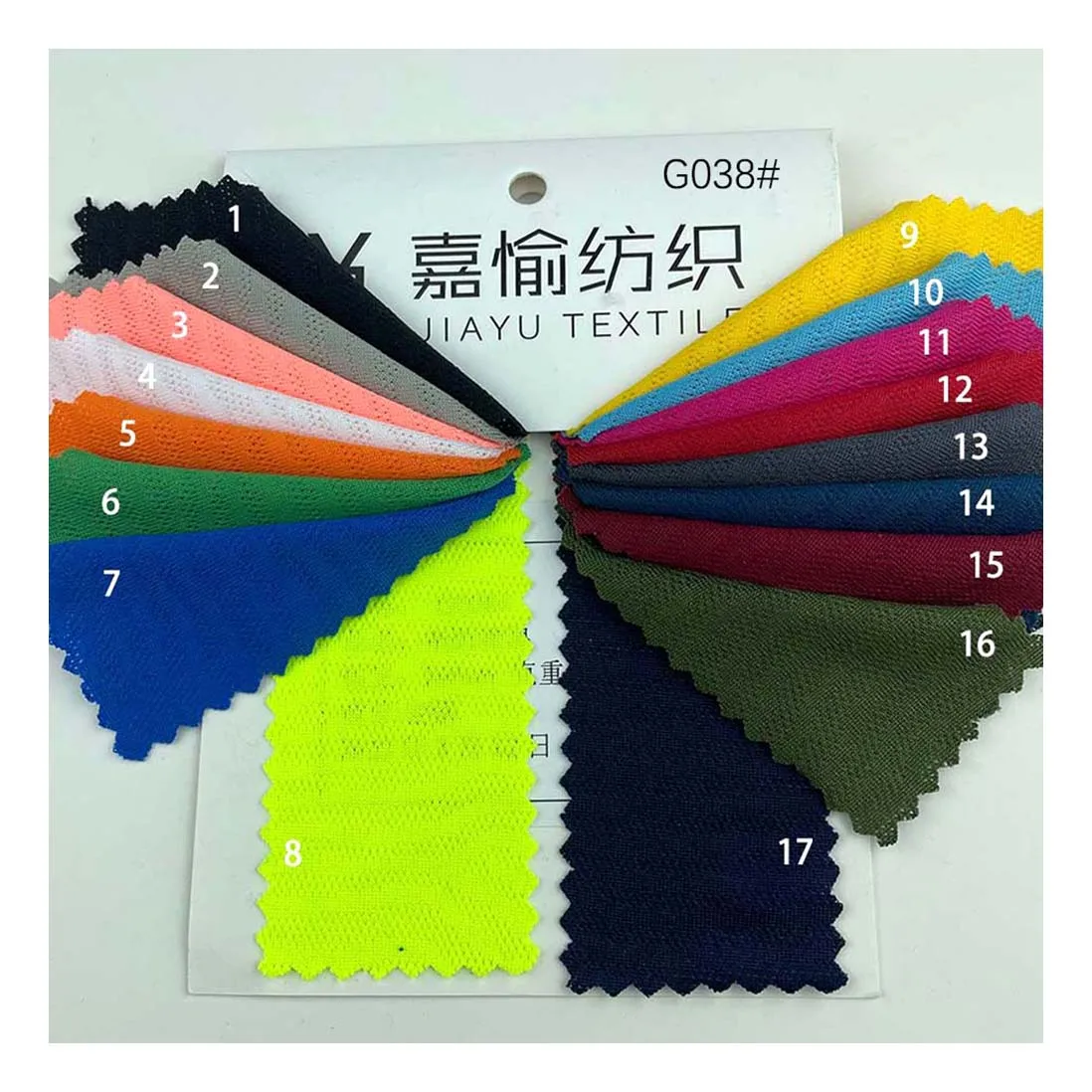 Various Colors 100 Polyester 75D Summer 140gsm Single Mesh T-shirt Lining Fabric