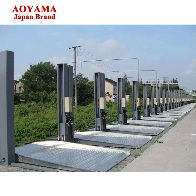 PSH mechanical car parking system TWO FLOOR simple lifting and sliding parking equipement