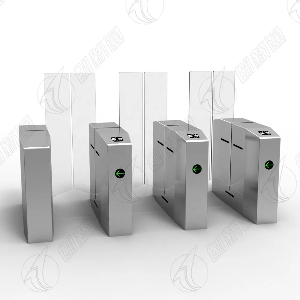 
Heavy Duty Full Height Optical Turnstile Mechanism Rfid Security Turnstile Gate for Hospital Detecting 