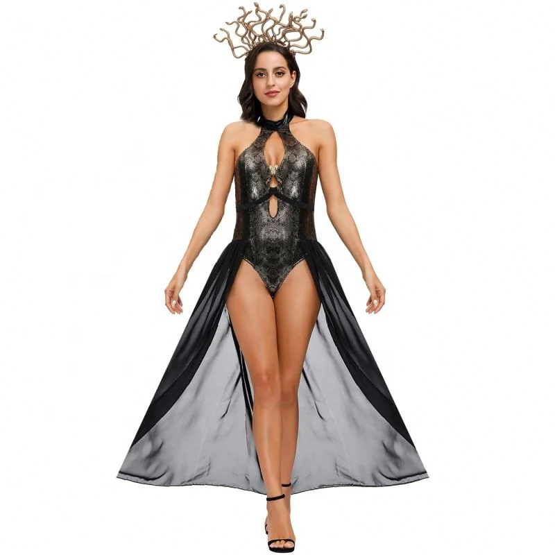 Trendy Design Halloween Hydra Witch Roman Girl Costume Sexy Halloween Costumes Masquerade Party Clothing