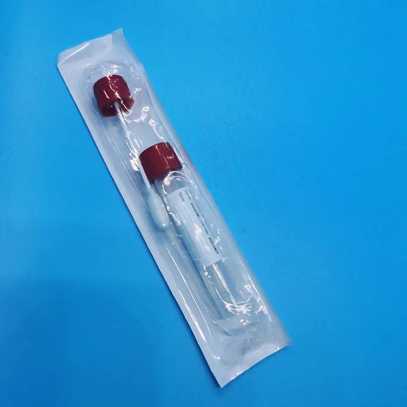 DNA Specimen Collection Kit VTM Tube With Sponge Swab Oral Saliva Sample Collect Tube