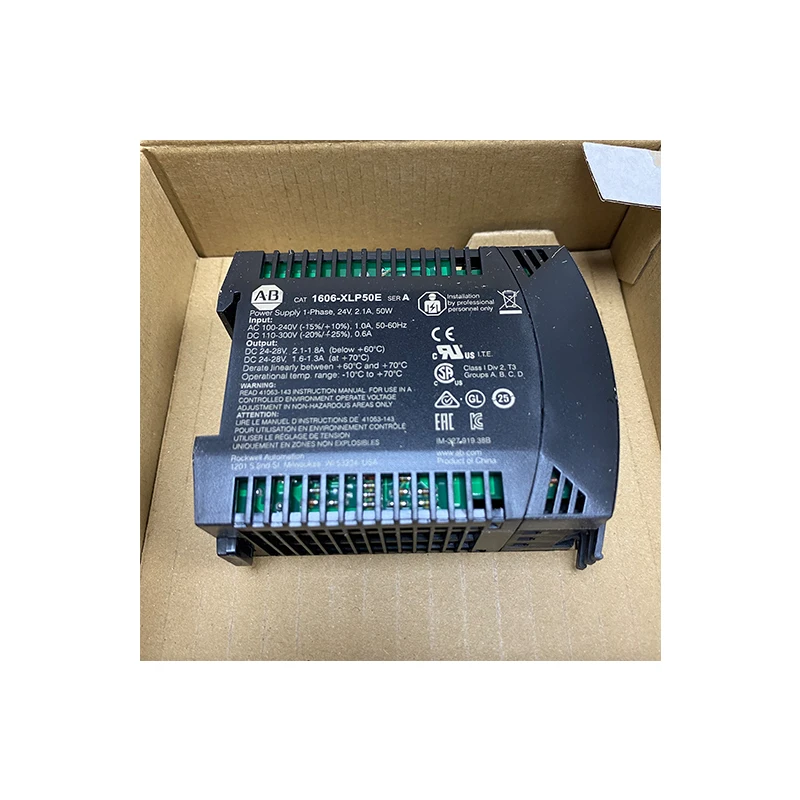 Allen-Bradley 1606-XLP50E AC/DC компактный источник питания 50W 24-28V 120/230VAC входной ПЛК