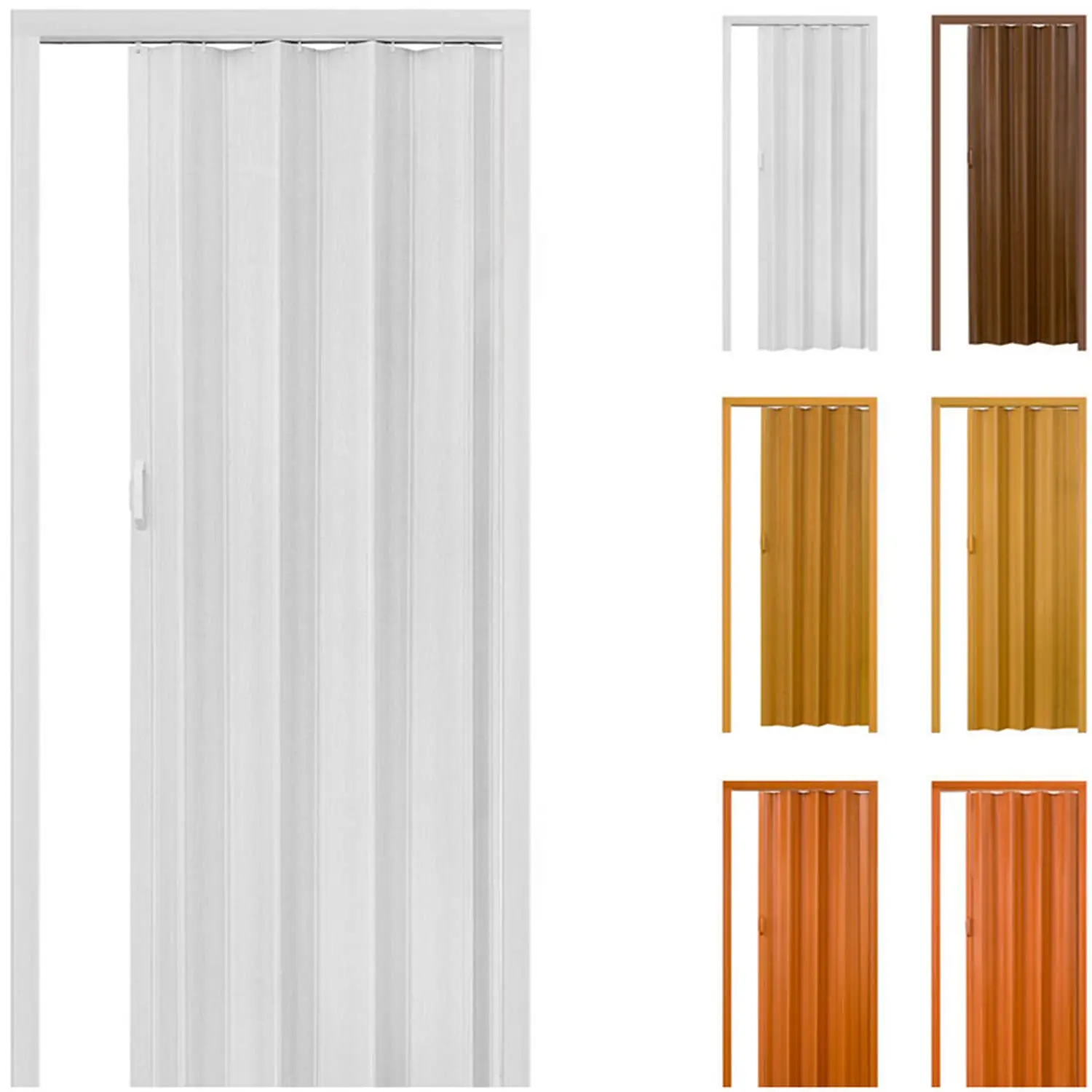 Factory directly wholesale customize pvc folding door 6mm Philippines