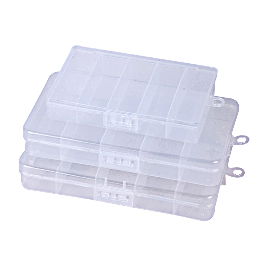 Bait Tackle Plastic Storage Small Lure Case Lure Box for Vest Fishing Accessories Storage Fishing Lure Boxes