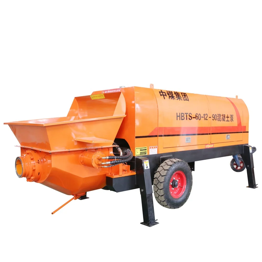 Small Mortar Pump Concrete Pump Machine Concrete Mixer With Pump Diesel Concrete Pumps Truck For Sale