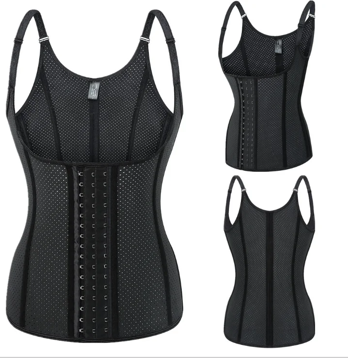 Adjustable Cincher Zipper Corset Training Vest High Quality Body Shaper Slimming Latex Waist Trainer for  Women