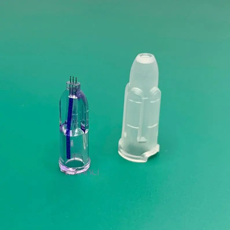 Nanosoft Fillmed-Microagujas, Aguja Nanosoft 3Pin 34G 0,6Mm Antienvejecimiento Alrededor De Ojos Y Cuello