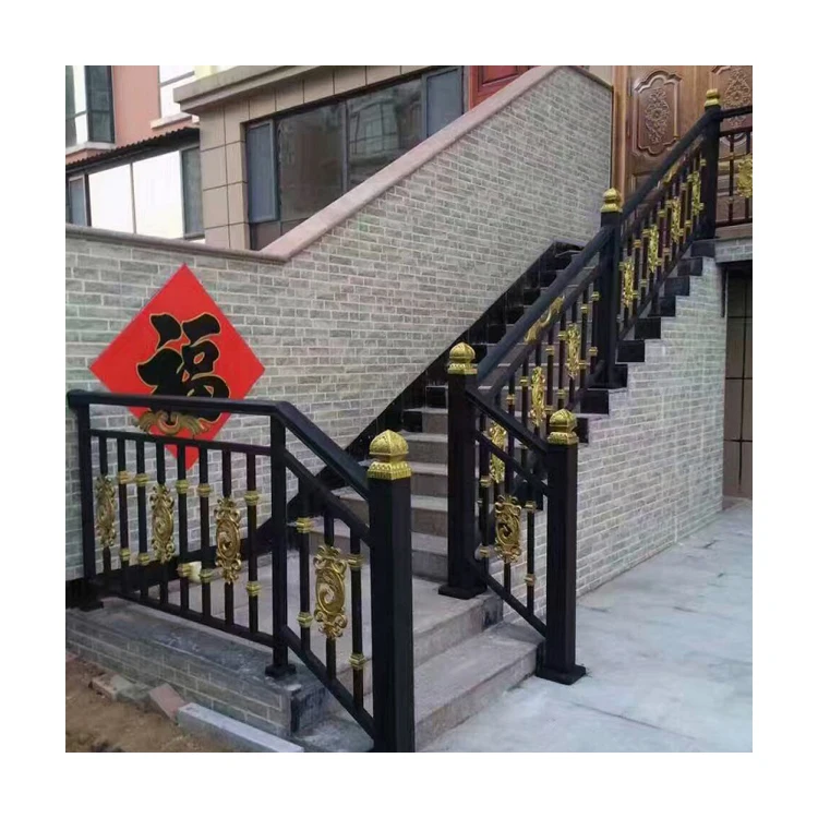 stairs railing designs in iron